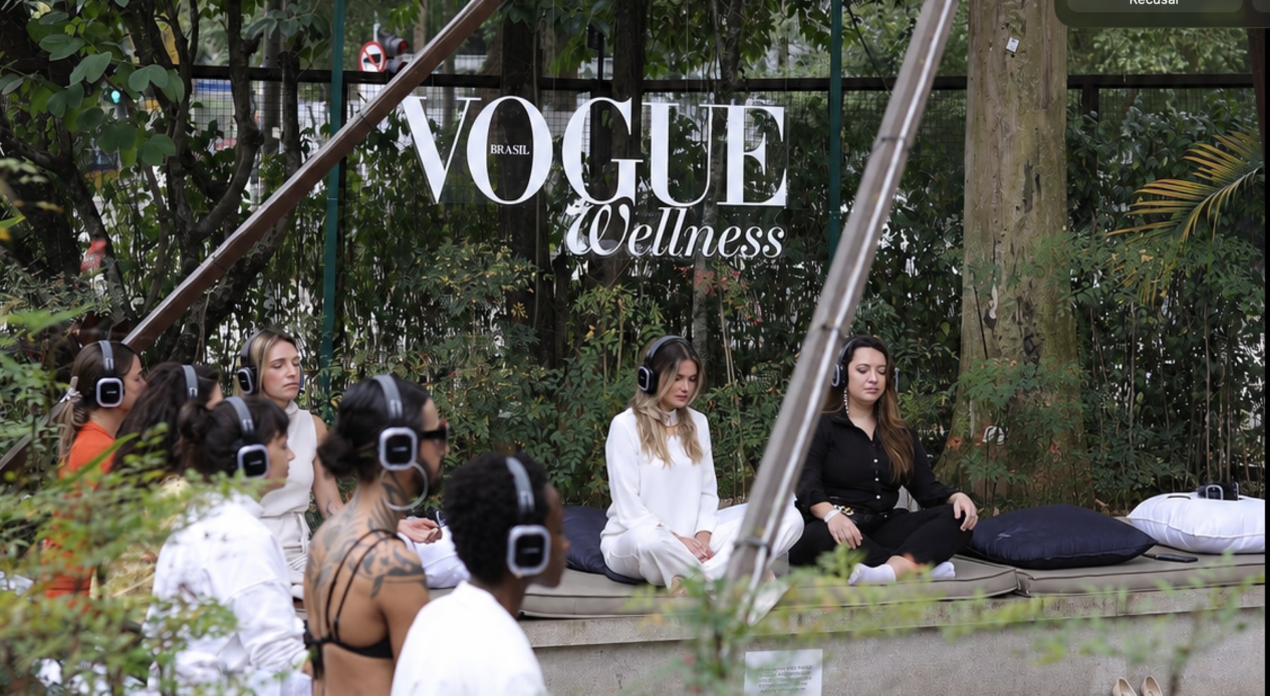 Experiência premium em ambiente Vogue Wellness Brasil
